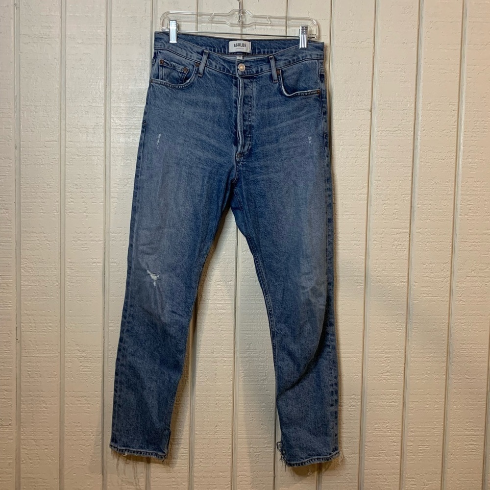 AGOLDE Nico High Rise Slim, size 28.